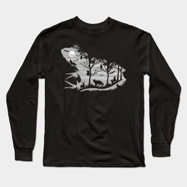 Froggy Night Long Sleeve T-Shirt by MellowGroove